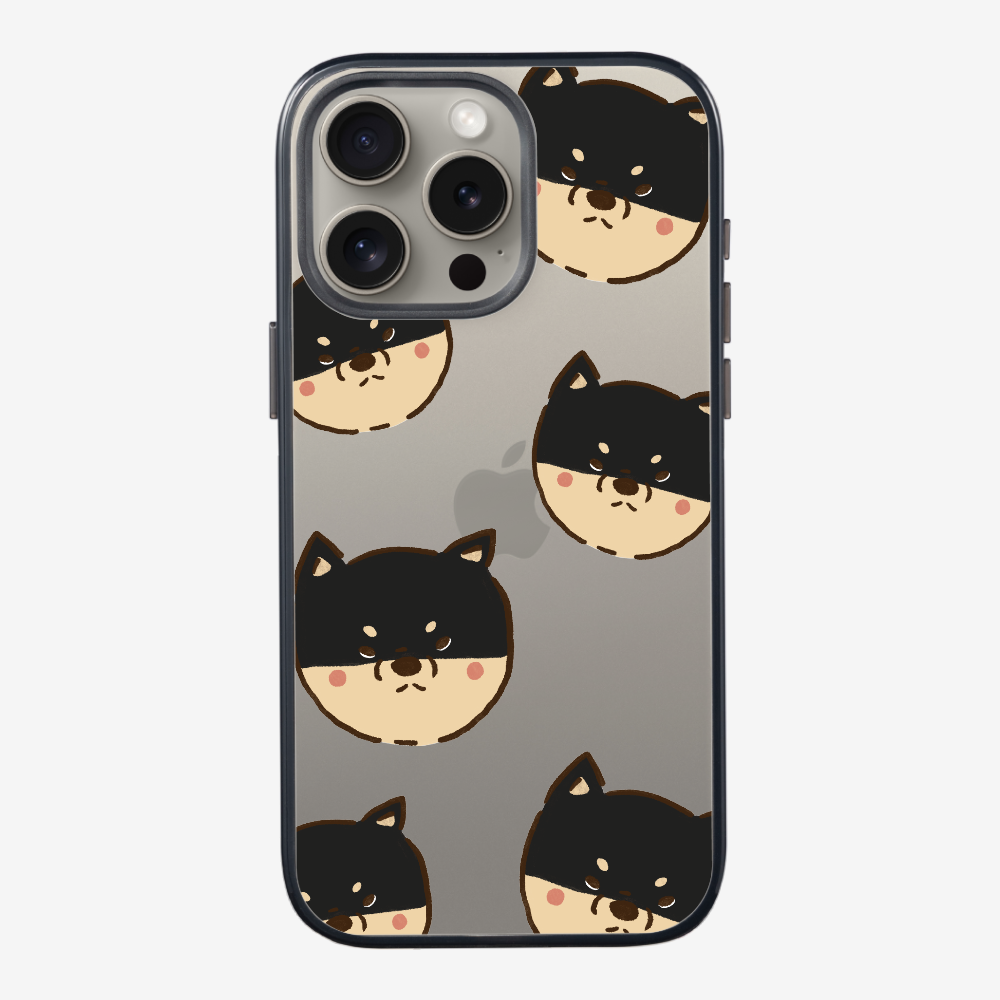 Black Shiba Wonderland Phone Case