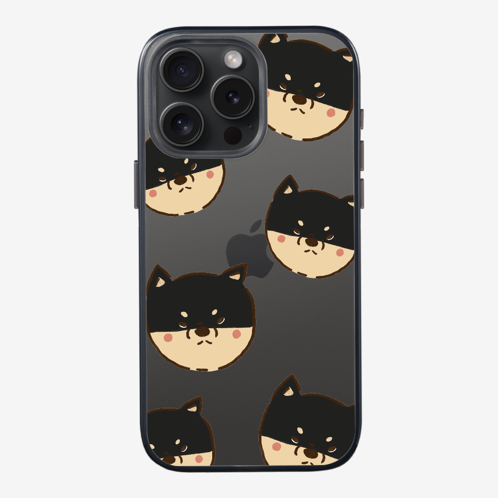 Black Shiba Wonderland Phone Case