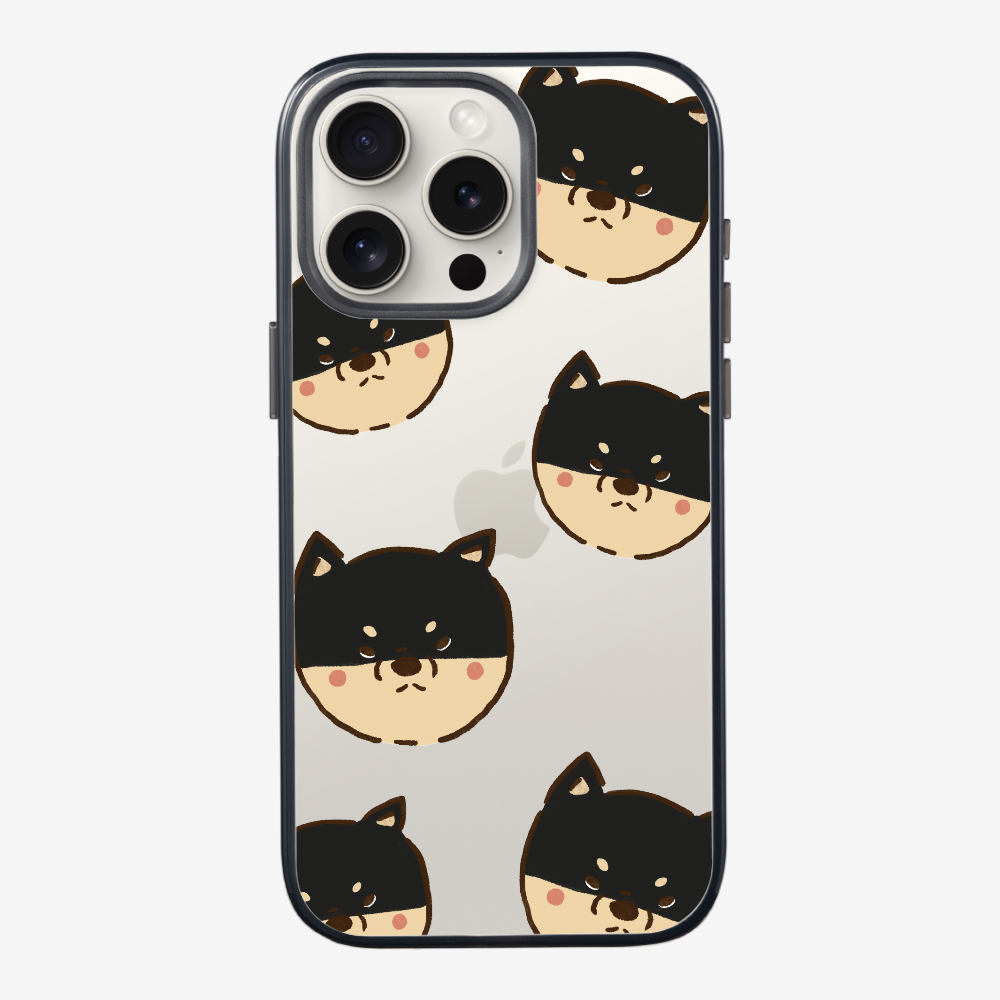 Black Shiba Wonderland Phone Case