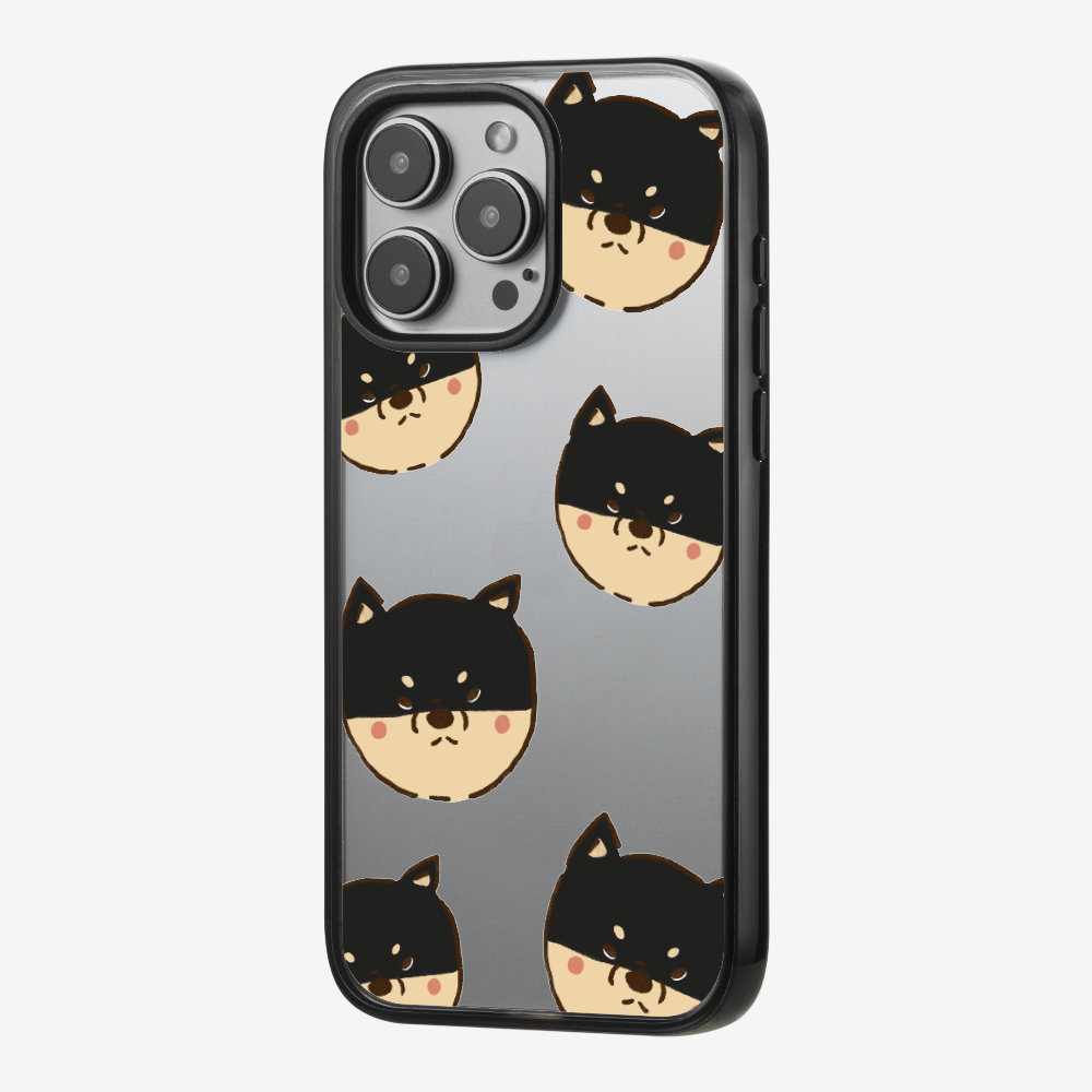 Black Shiba Wonderland Phone Case
