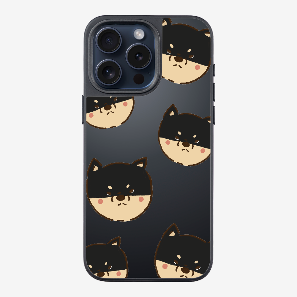 Black Shiba Wonderland Phone Case