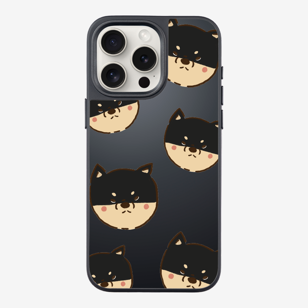 Black Shiba Wonderland Phone Case