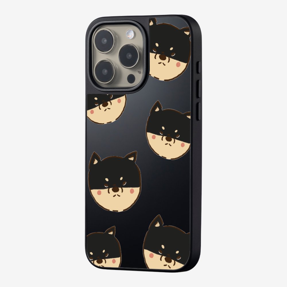 Black Shiba Wonderland Phone Case