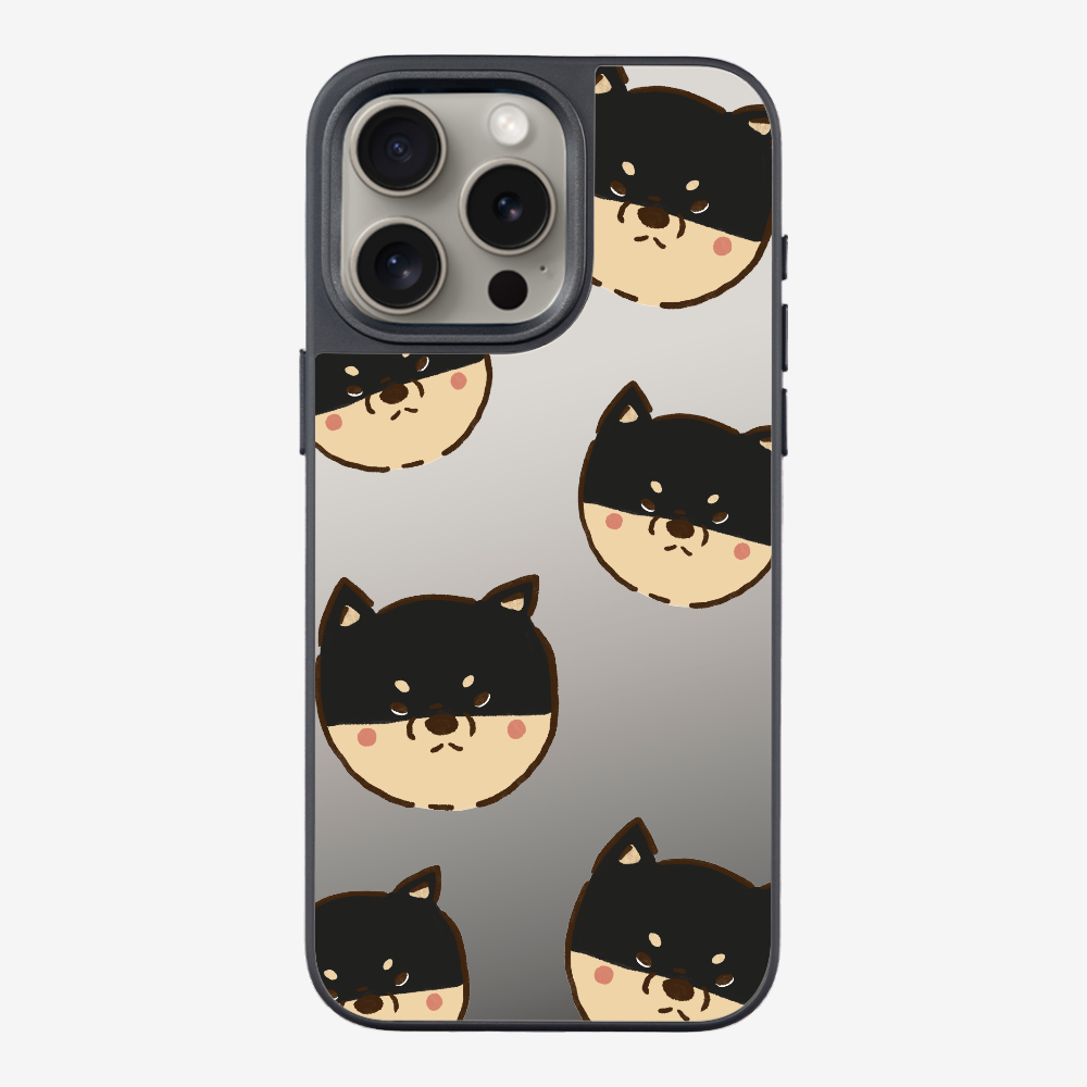 Black Shiba Wonderland Phone Case