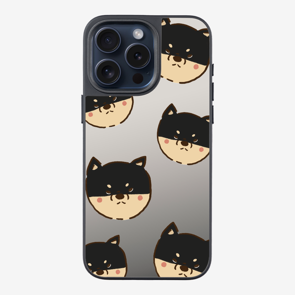 Black Shiba Wonderland Phone Case