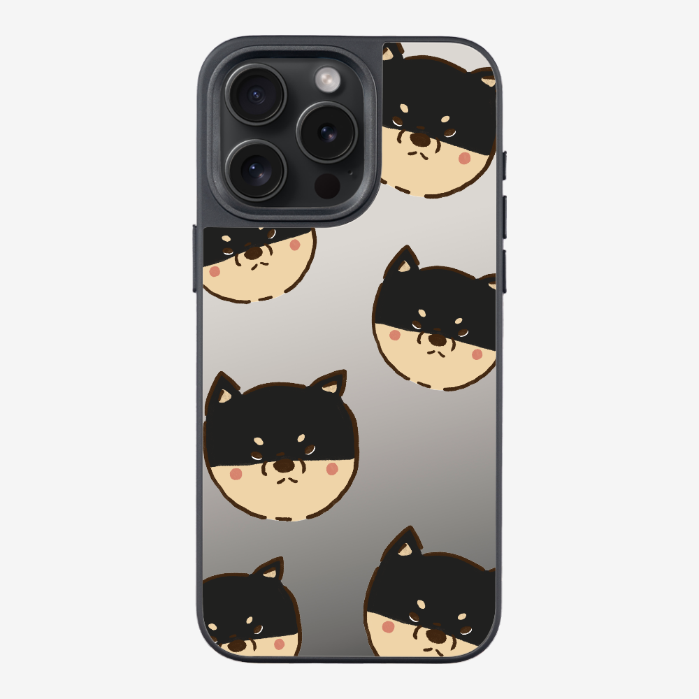 Black Shiba Wonderland Phone Case