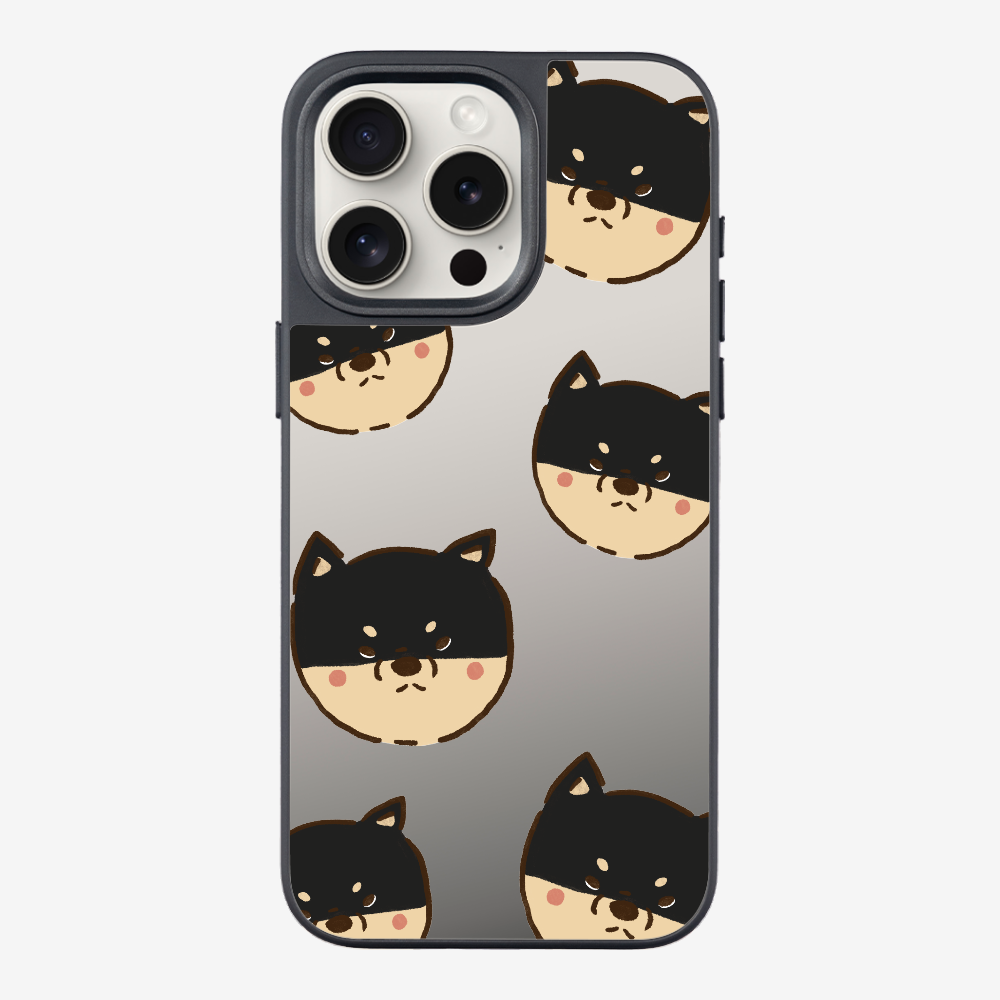 Black Shiba Wonderland Phone Case