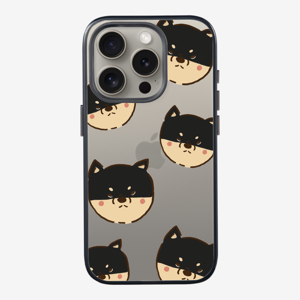 Black Shiba Wonderland Phone Case