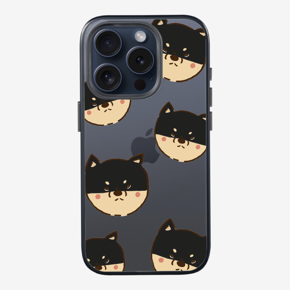 Black Shiba Wonderland Phone Case