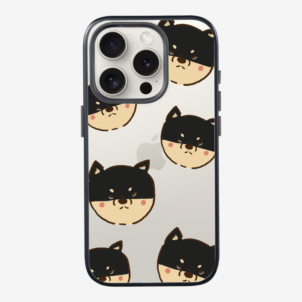 Black Shiba Wonderland Phone Case