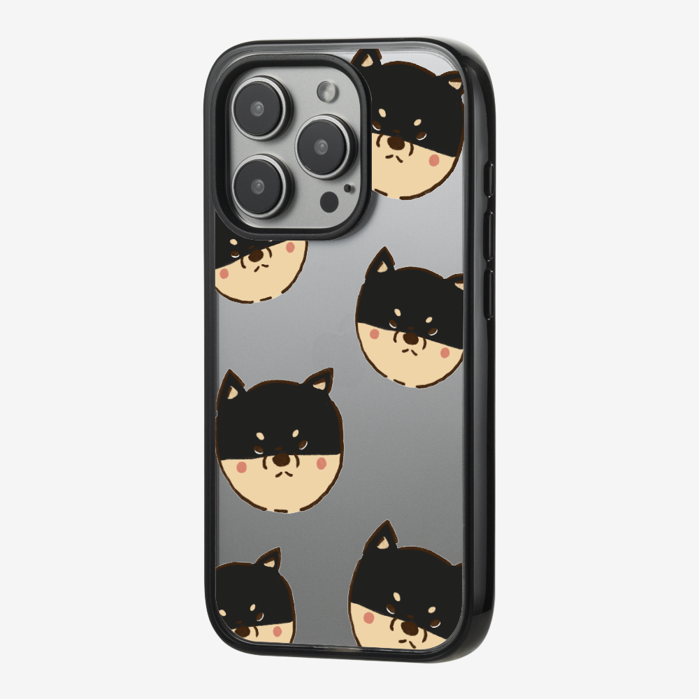 Black Shiba Wonderland Phone Case
