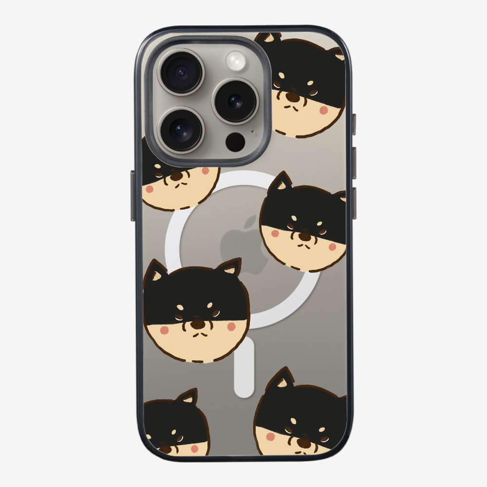 Black Shiba Wonderland Phone Case