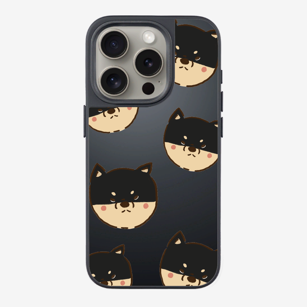 Black Shiba Wonderland Phone Case