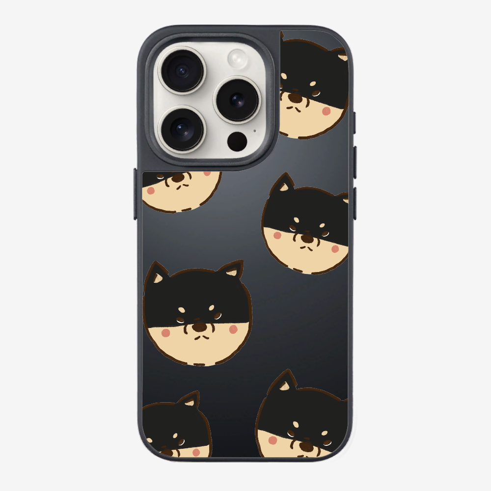Black Shiba Wonderland Phone Case