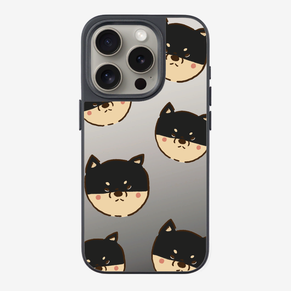 Black Shiba Wonderland Phone Case