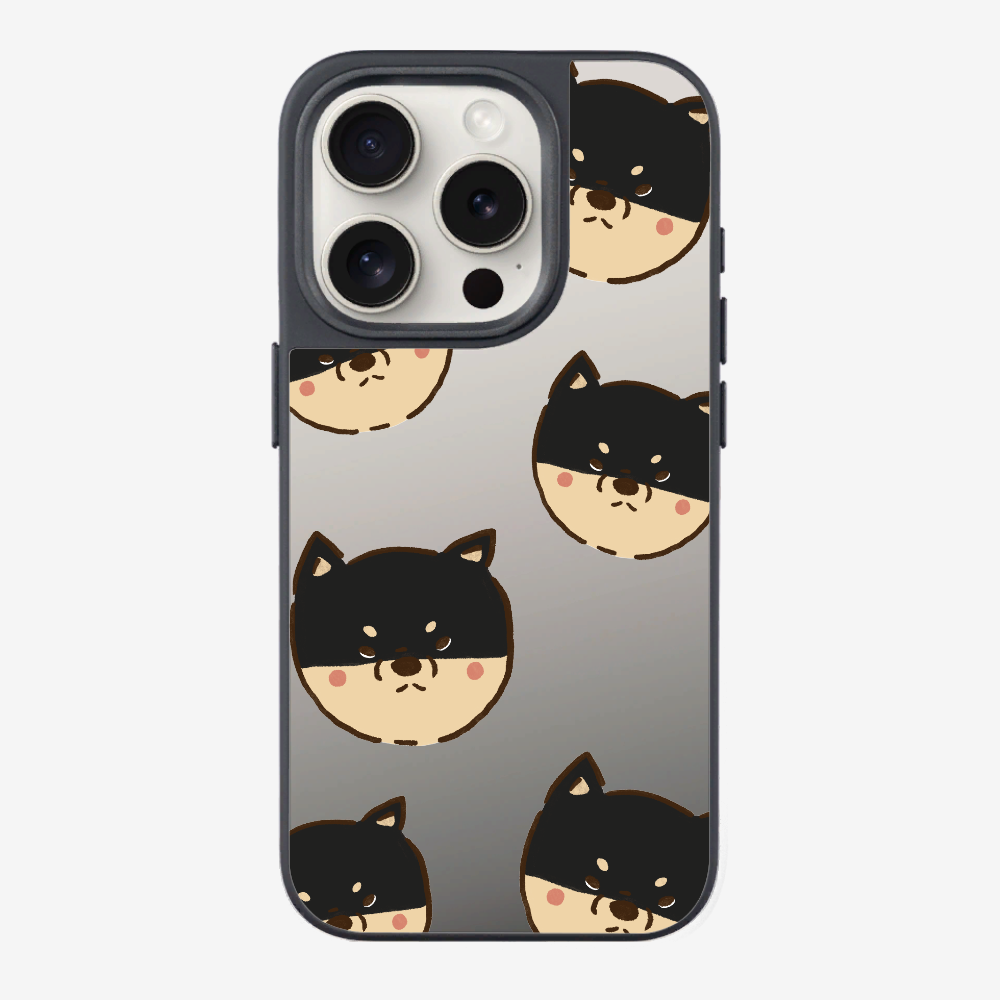 Black Shiba Wonderland Phone Case