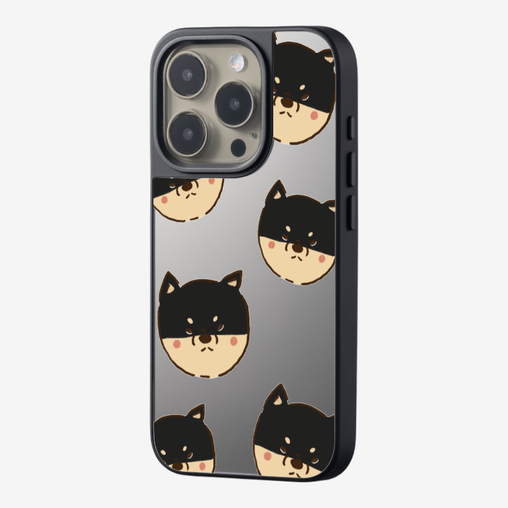 Black Shiba Wonderland Phone Case