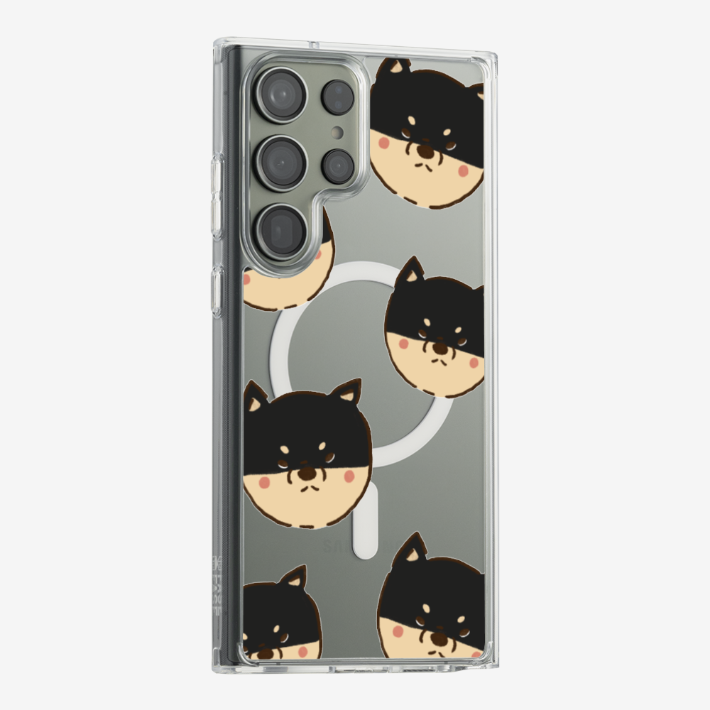 Black Shiba Wonderland Phone Case