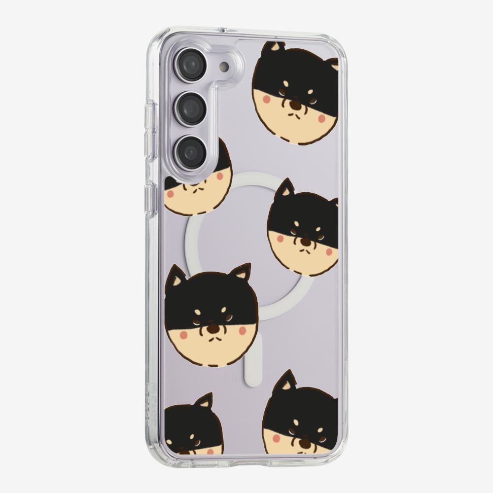 Black Shiba Wonderland Phone Case