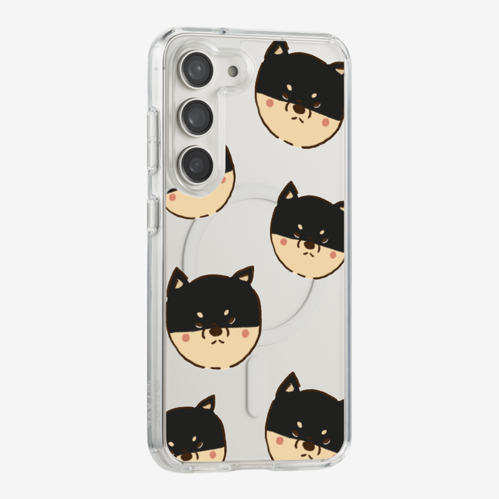 Black Shiba Wonderland Phone Case