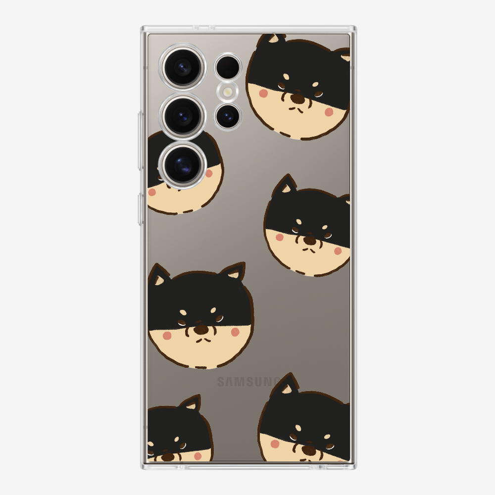 Black Shiba Wonderland Phone Case