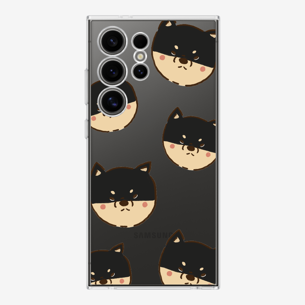 Black Shiba Wonderland Phone Case