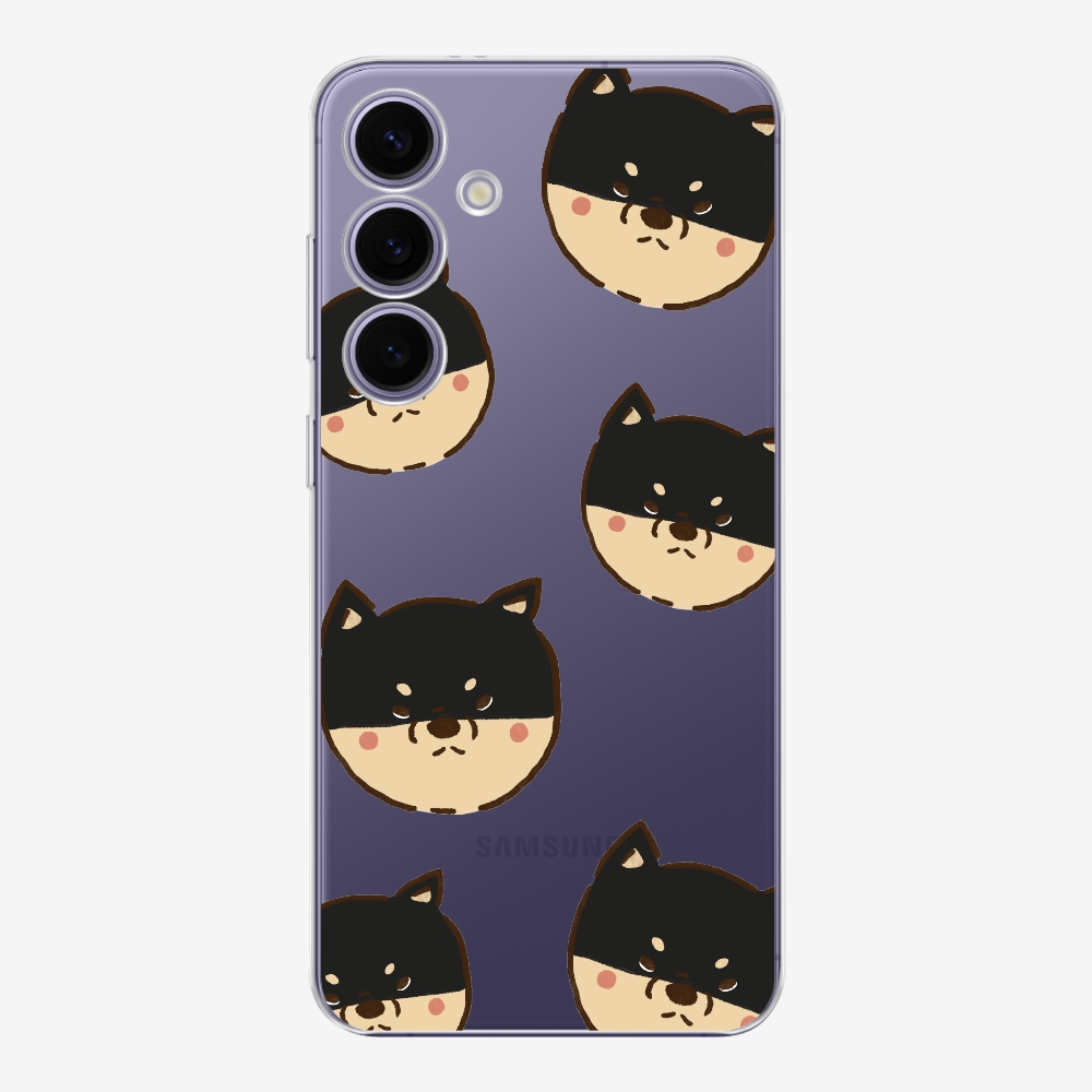 Black Shiba Wonderland Phone Case