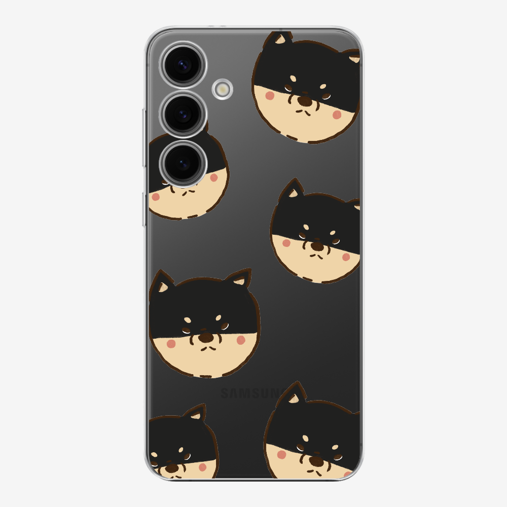 Black Shiba Wonderland Phone Case