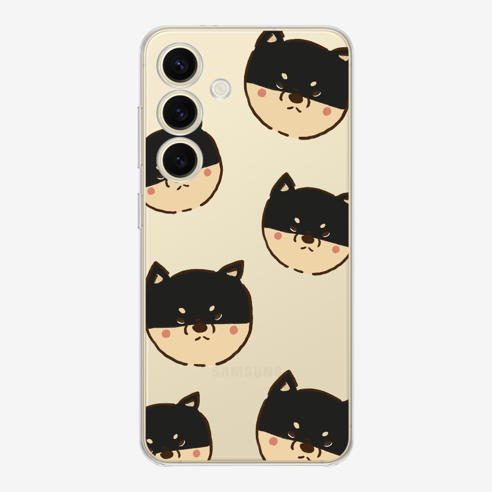 Black Shiba Wonderland Phone Case