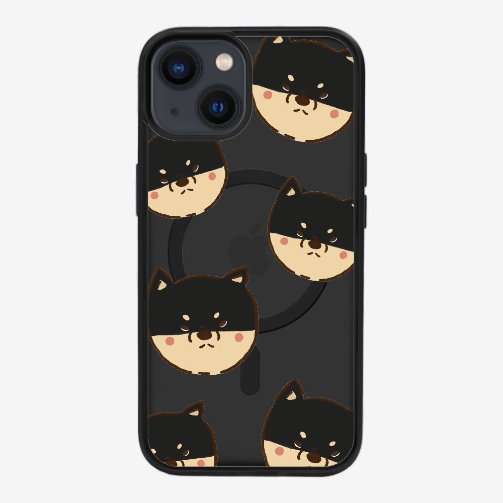 Black Shiba Wonderland Phone Case