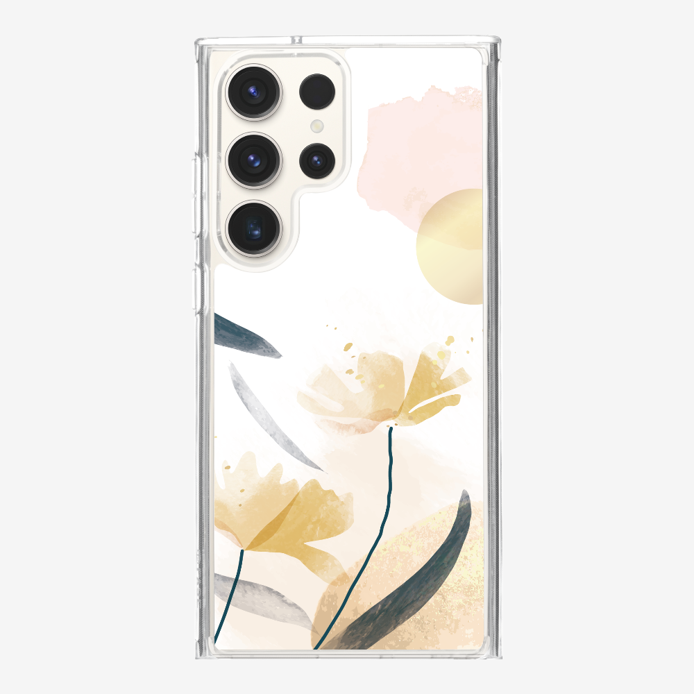 Golden Spring Floral Phone Case