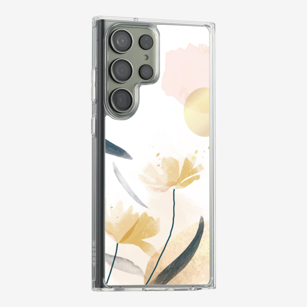 Golden Spring Floral Phone Case