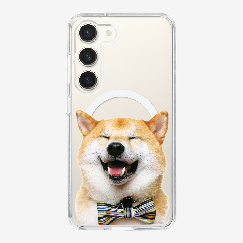 笑瞇瞇柴犬 (透明)保護殼