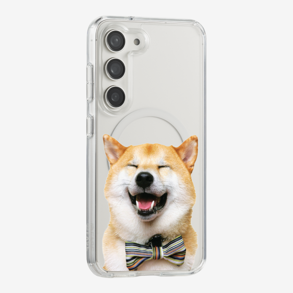 笑瞇瞇柴犬 (透明)保護殼