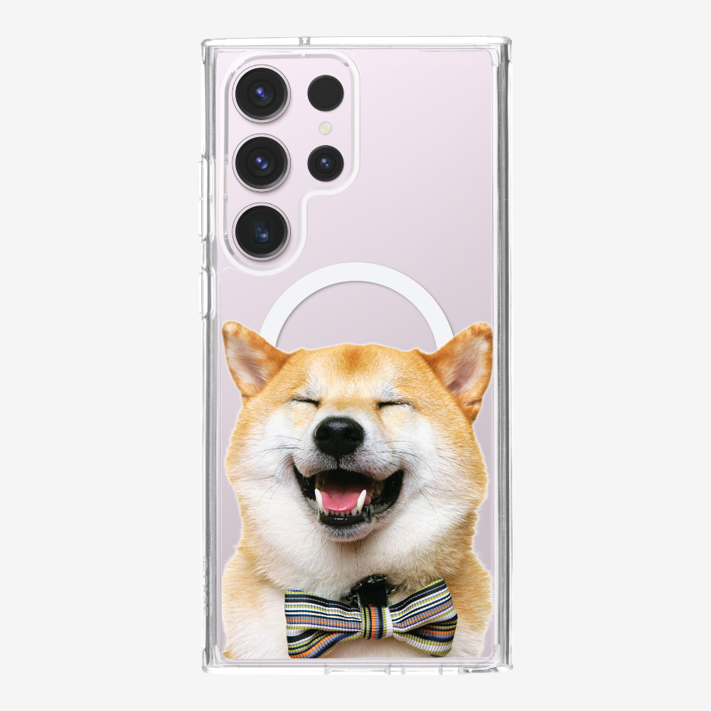 笑瞇瞇柴犬 (透明)保護殼