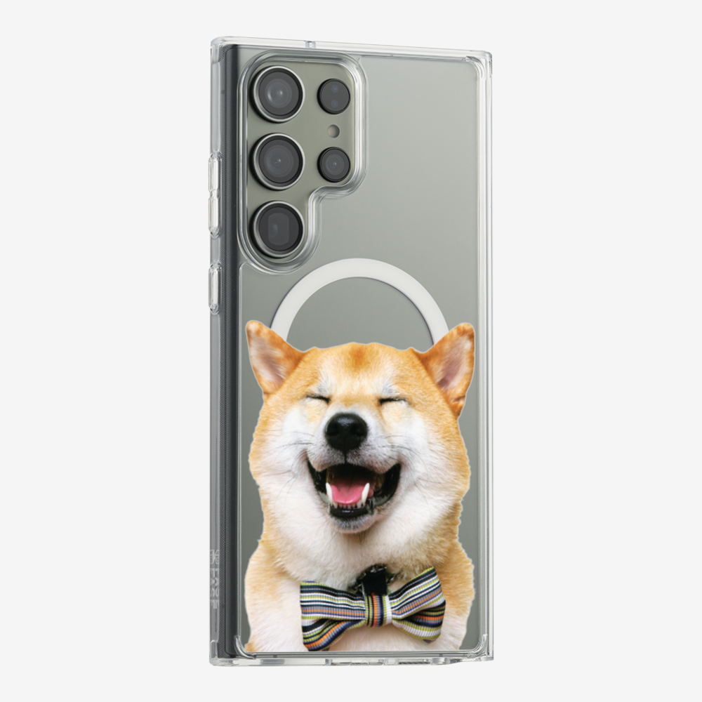 笑瞇瞇柴犬 (透明)保護殼