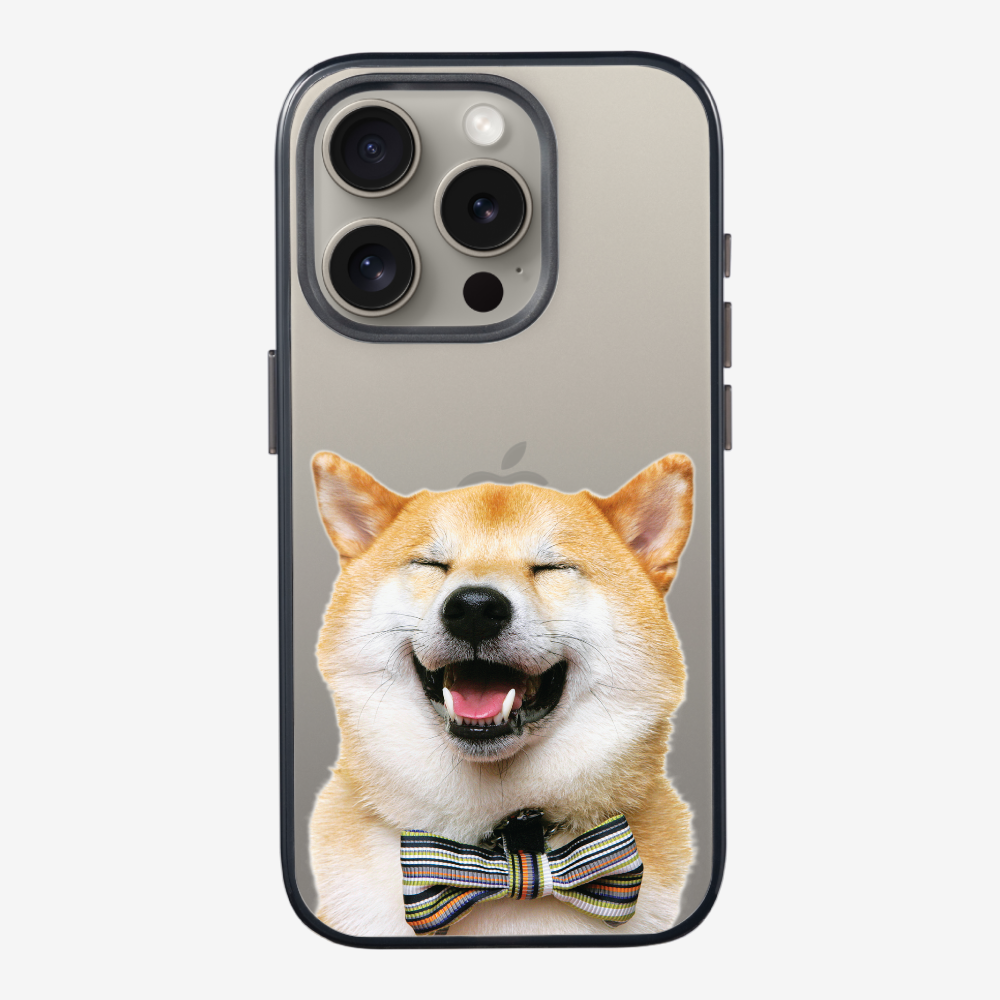 笑瞇瞇柴犬 (透明)保護殼