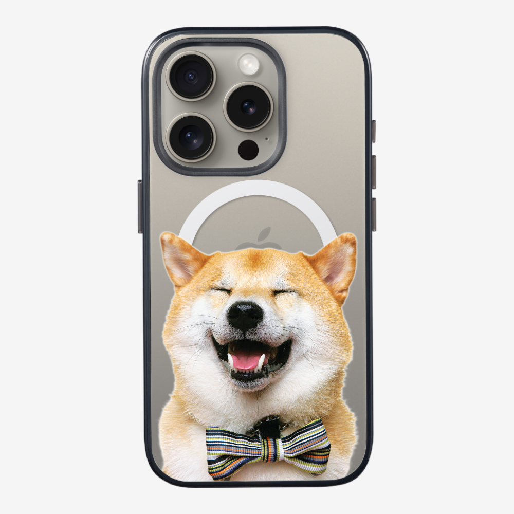 笑瞇瞇柴犬 (透明)保護殼