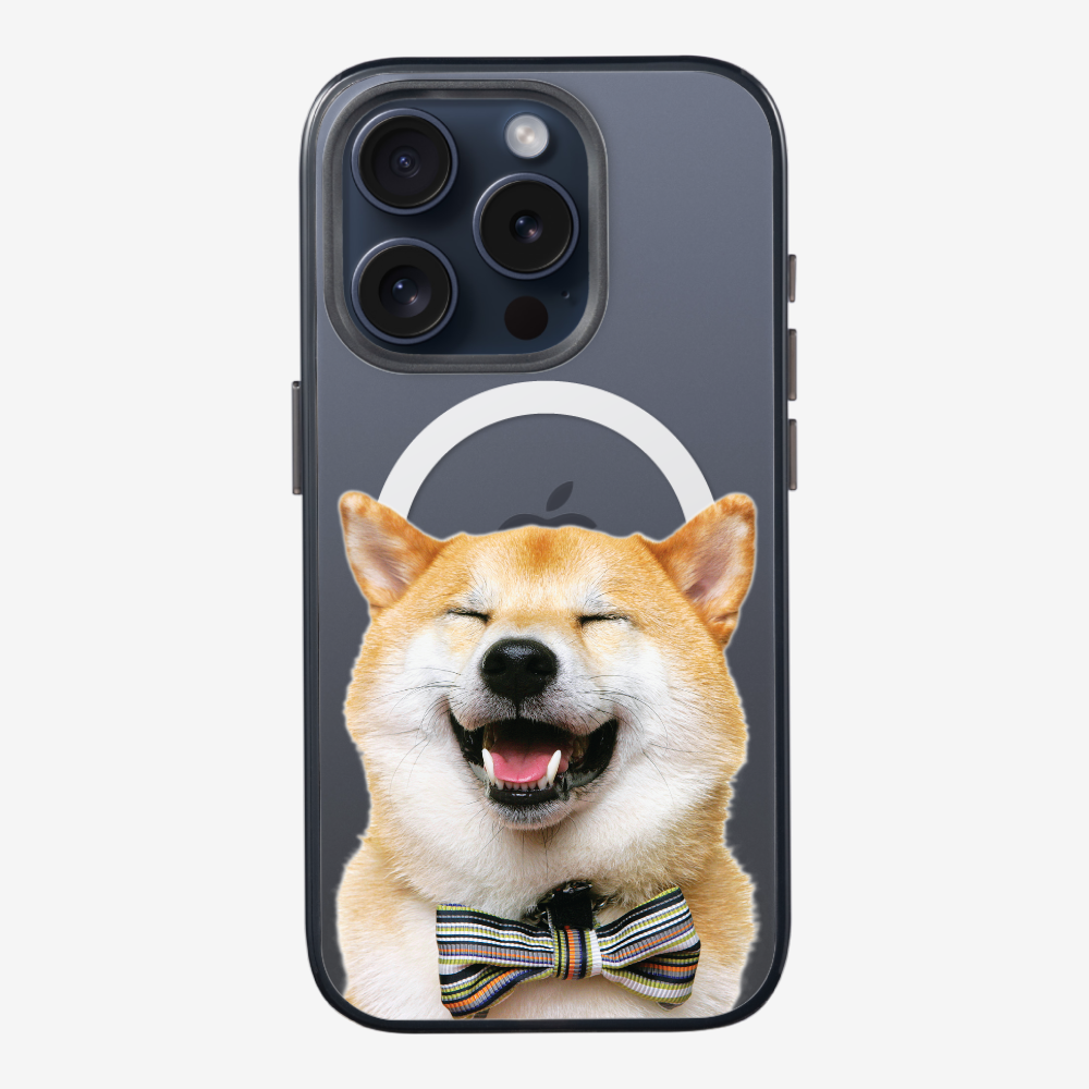 笑瞇瞇柴犬 (透明)保護殼