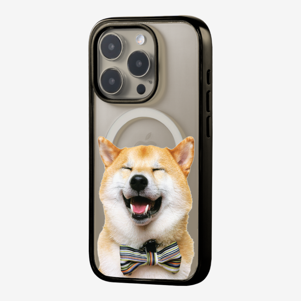 笑瞇瞇柴犬 (透明)保護殼