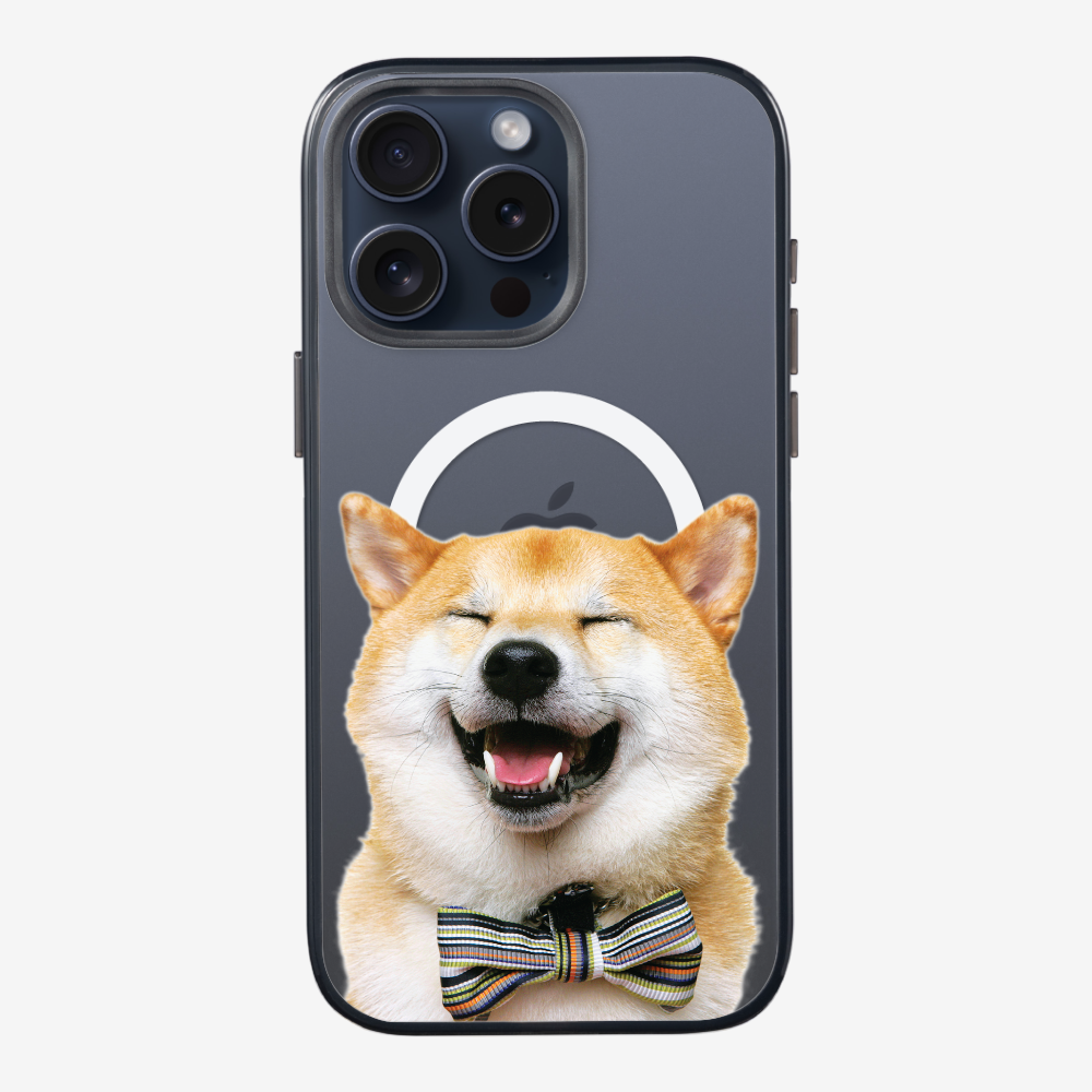 笑瞇瞇柴犬 (透明)保護殼