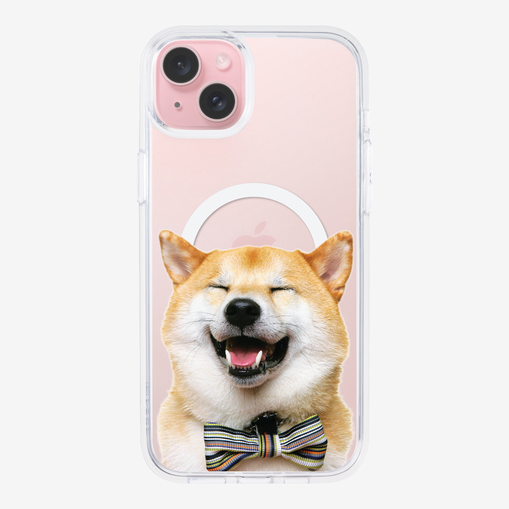 笑瞇瞇柴犬 (透明)保護殼