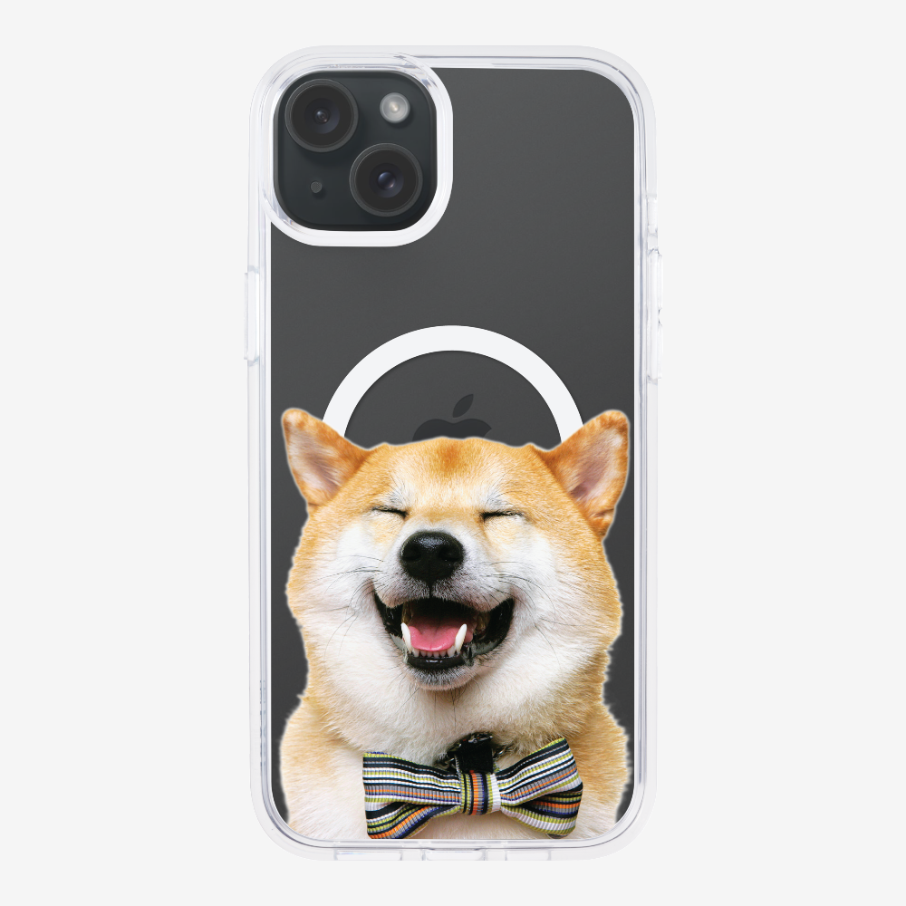 笑瞇瞇柴犬 (透明)保護殼