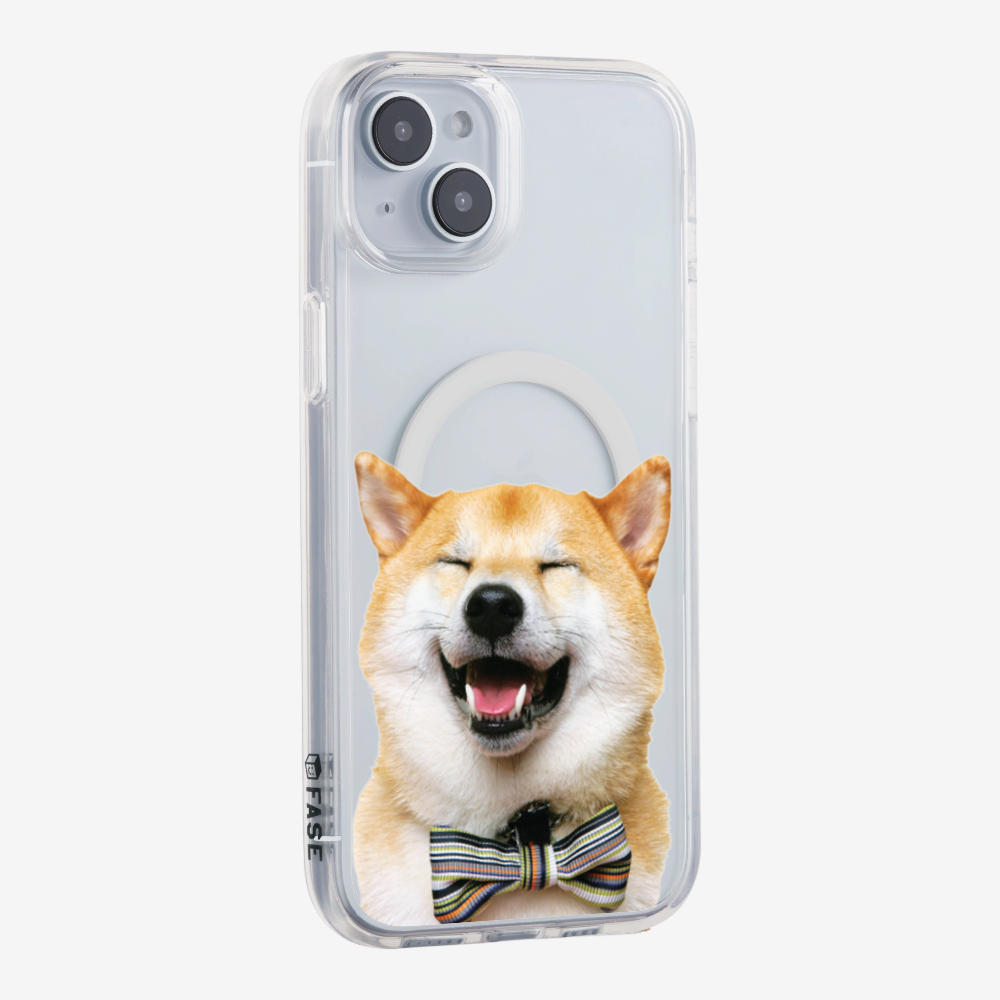 笑瞇瞇柴犬 (透明)保護殼