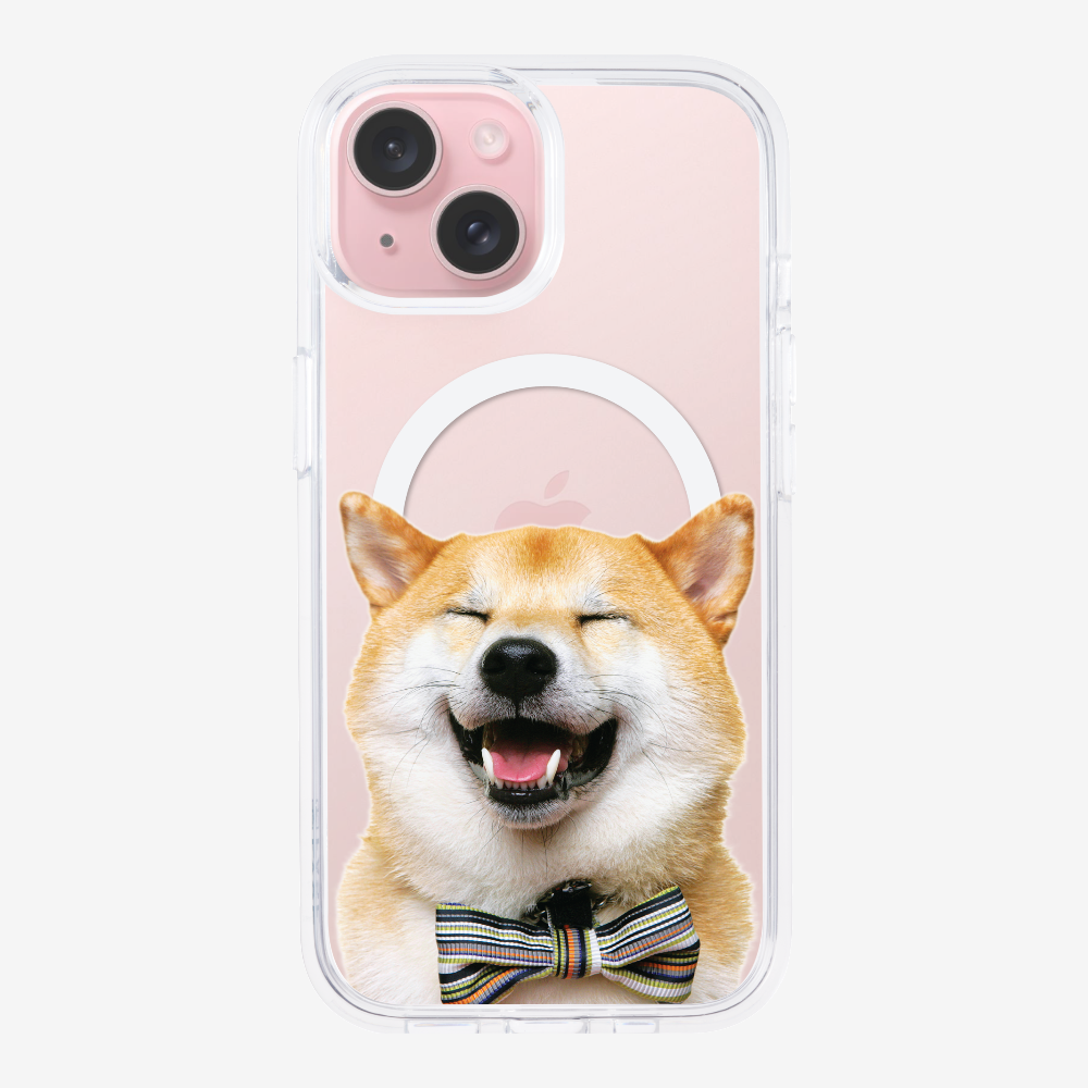 笑瞇瞇柴犬 (透明)保護殼