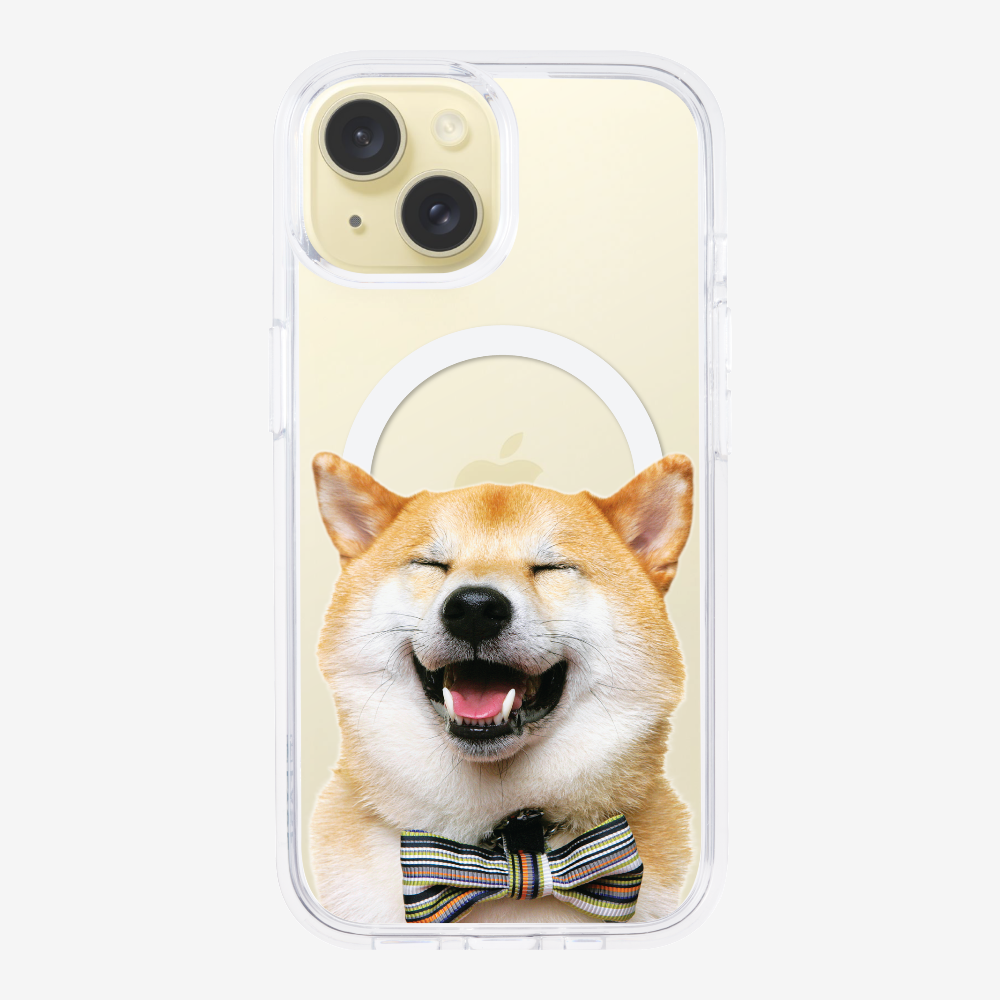 笑瞇瞇柴犬 (透明)保護殼