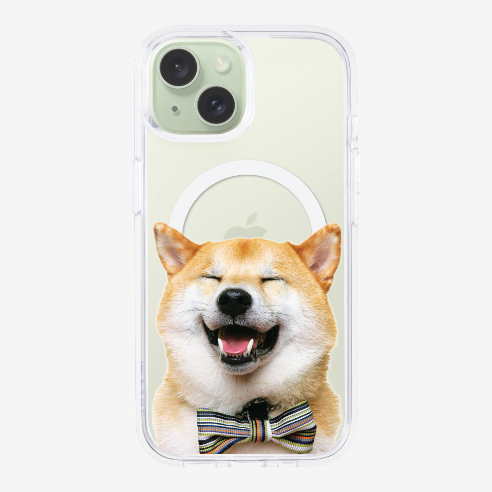 笑瞇瞇柴犬 (透明)保護殼