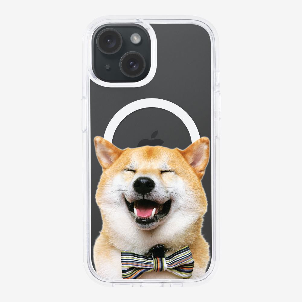 笑瞇瞇柴犬 (透明)保護殼