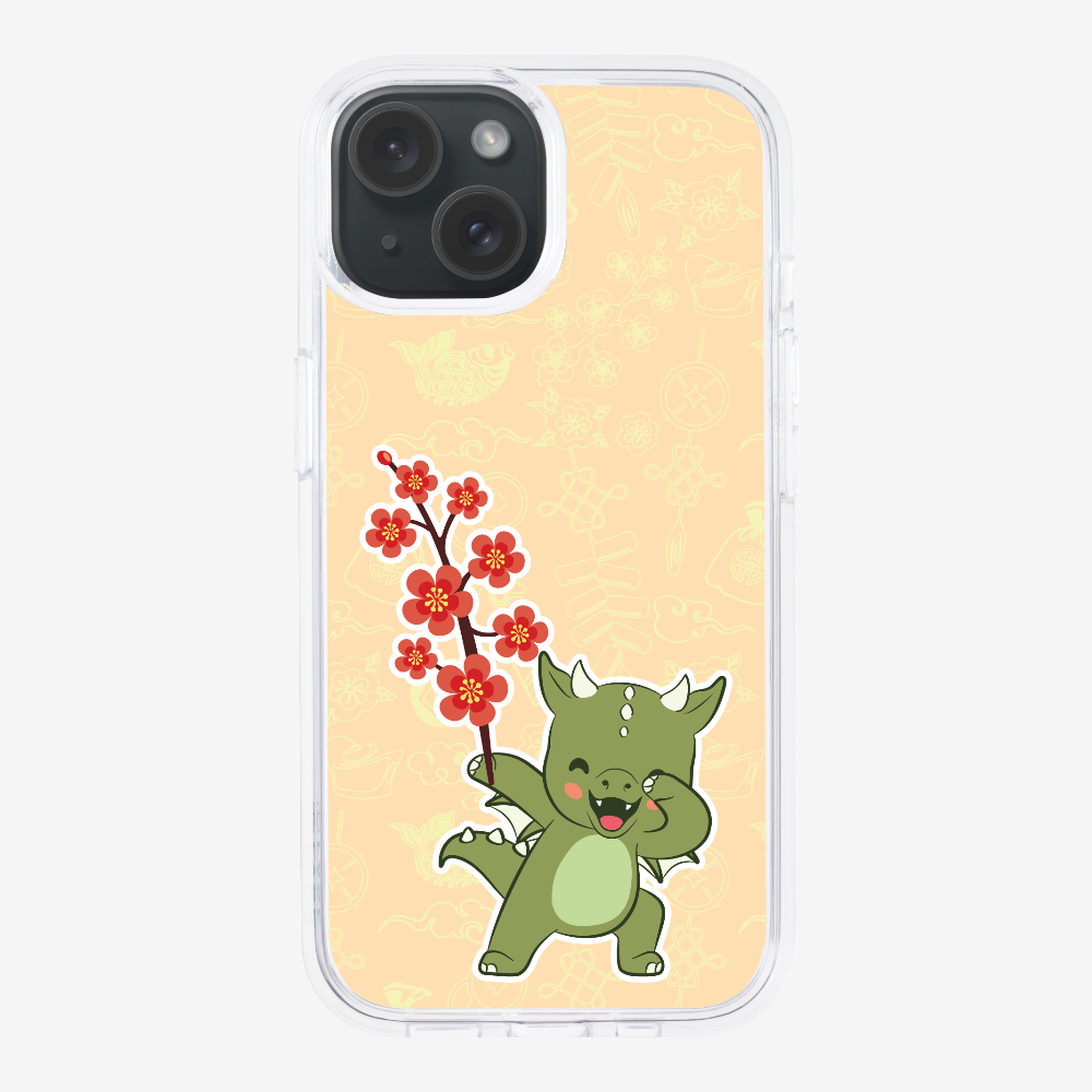 Anthony Peach Blossom Dragon Phone Case