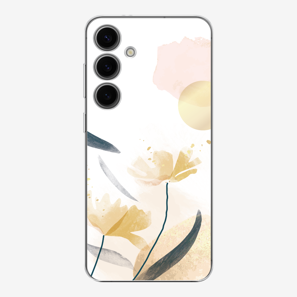 Golden Spring Floral Phone Case